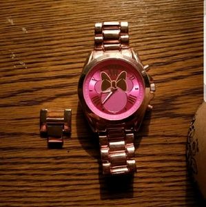 Rose Gold Minnie Mouse Watch